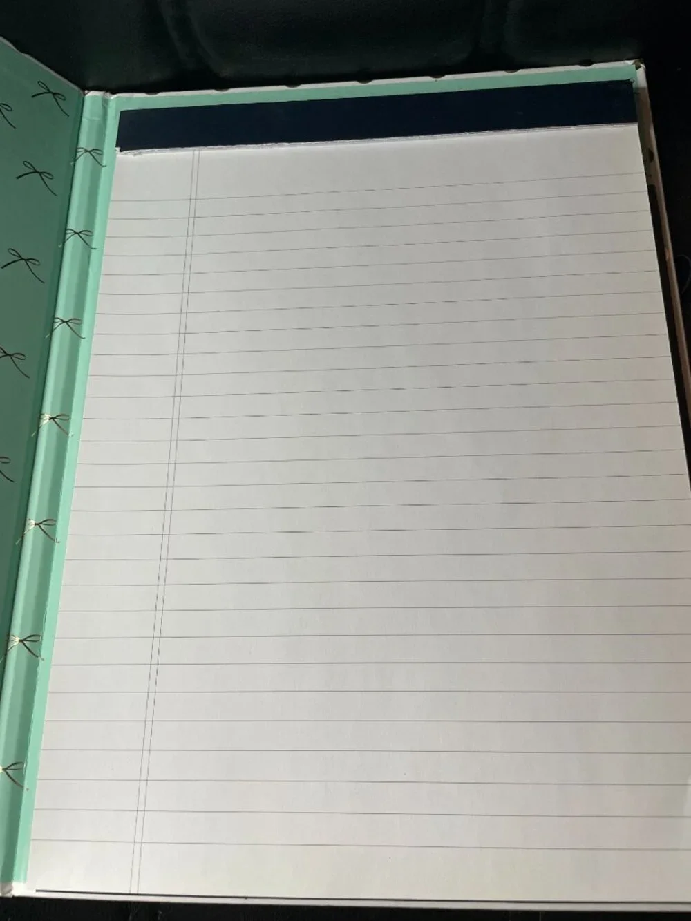 Dabney Lee Gold Dot Notepad Clipboard Porfolio